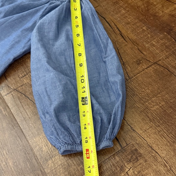 Merona Blue Off-Shoulder Button-Front Top - Picture 5 of 5